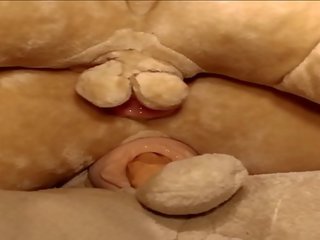 Formosa sesso film bambola prende scopata da 2 maschio sesso bambole in puppetry porno spettacolo