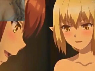 Tres chicas se comen el seme de un joven pajero - hentai isekai harem parte 1 melinamx