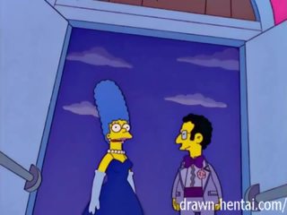 Simpsons pieaugušais saspraude - marge un artie afterparty